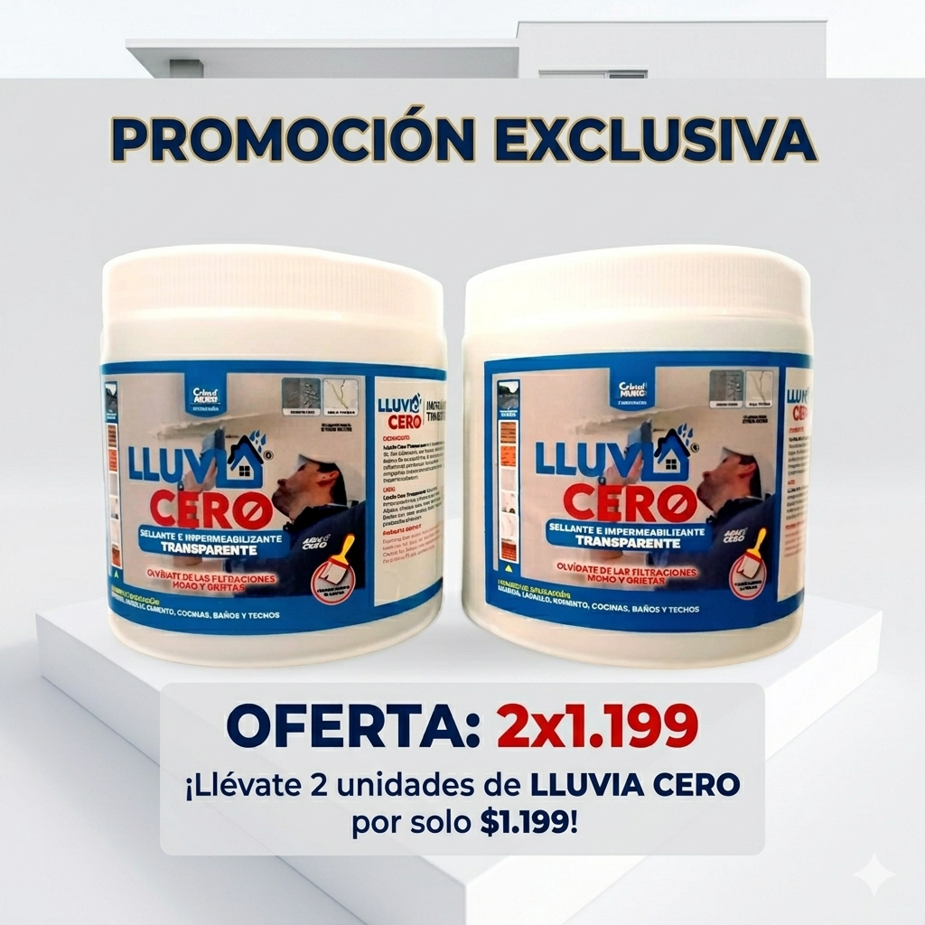 LLUVIA CERO® Sellador Impermeable de Grietas y Fugas 🔥OFERTA 2 X 1.199