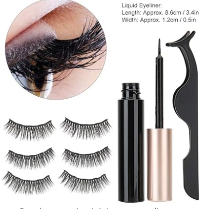 PESMAG® KIT 3 Pares de PESTAÑAS MAGNETICAS + Pinza Gratis💓OFERTA 2 KIT X 1.199
