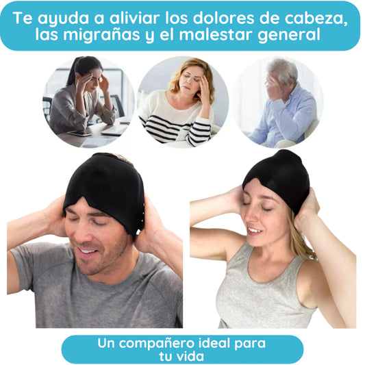 Gorro 360 PRO™ Alivio Rapido para migrañas, fiebre y sinusitis sin medicación 🔥OFERTA 2 X 1.199