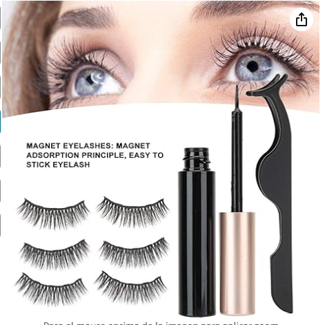 PESMAG® KIT 3 Pares de PESTAÑAS MAGNETICAS + Pinza Gratis💓OFERTA 2 KIT X 1.199
