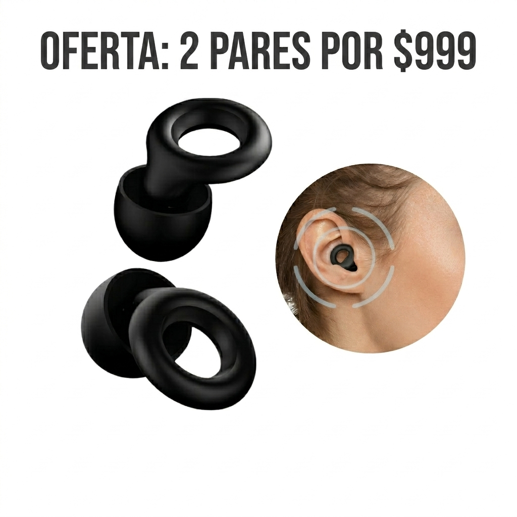 ZenPlug™ Par de Tapones De Silicona Para Dormir OFERTA 2 PARES X 999