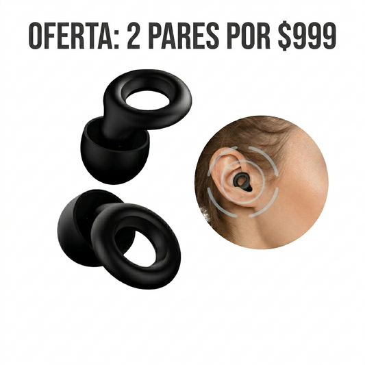 ZenPlug™ Par de Tapones De Silicona Para Dormir OFERTA 2 PARES X 999