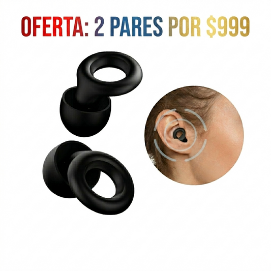 ZenPlug™ Par de Tapones De Silicona Para Dormir OFERTA 2 PARES X 999