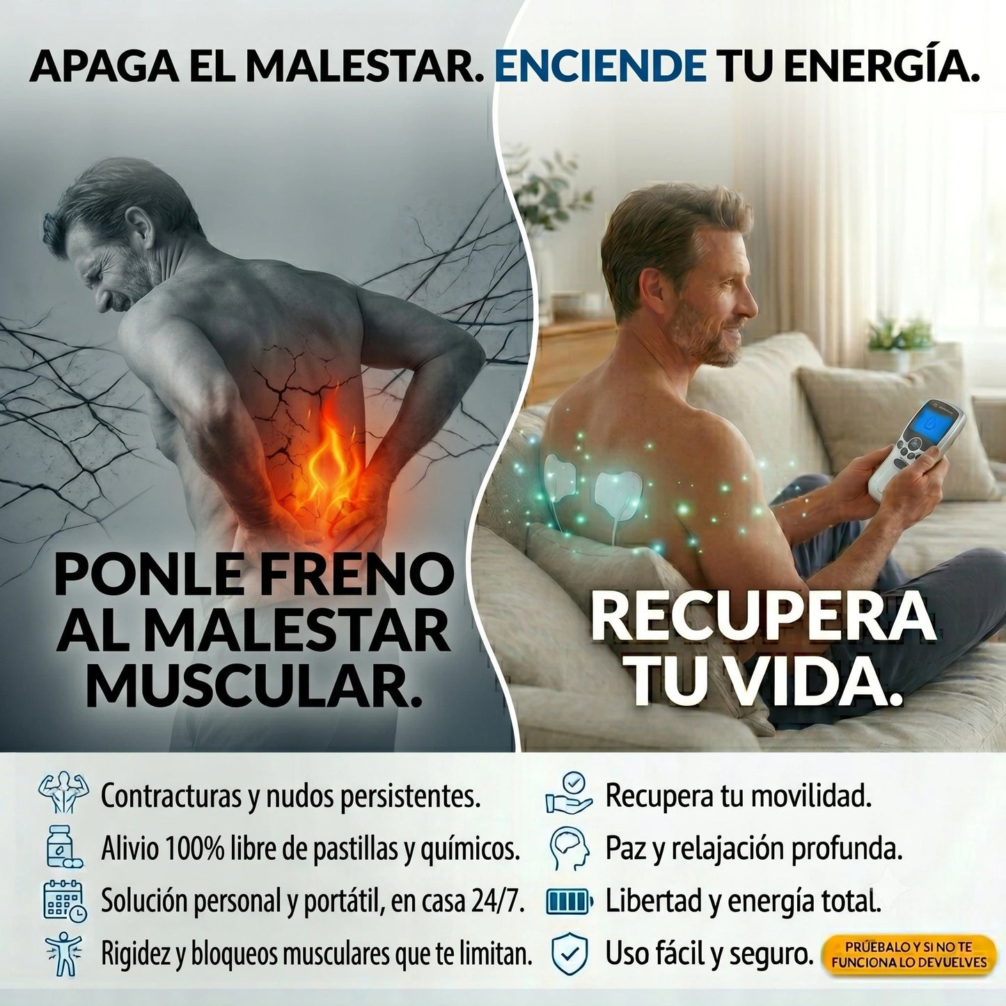 Beneficios masajeador TENS