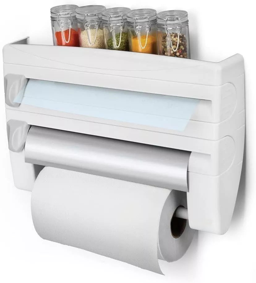 DISPENSAPRO® Dispensador 4 en 1 de Papel para Cocina - Supertienda COCINA